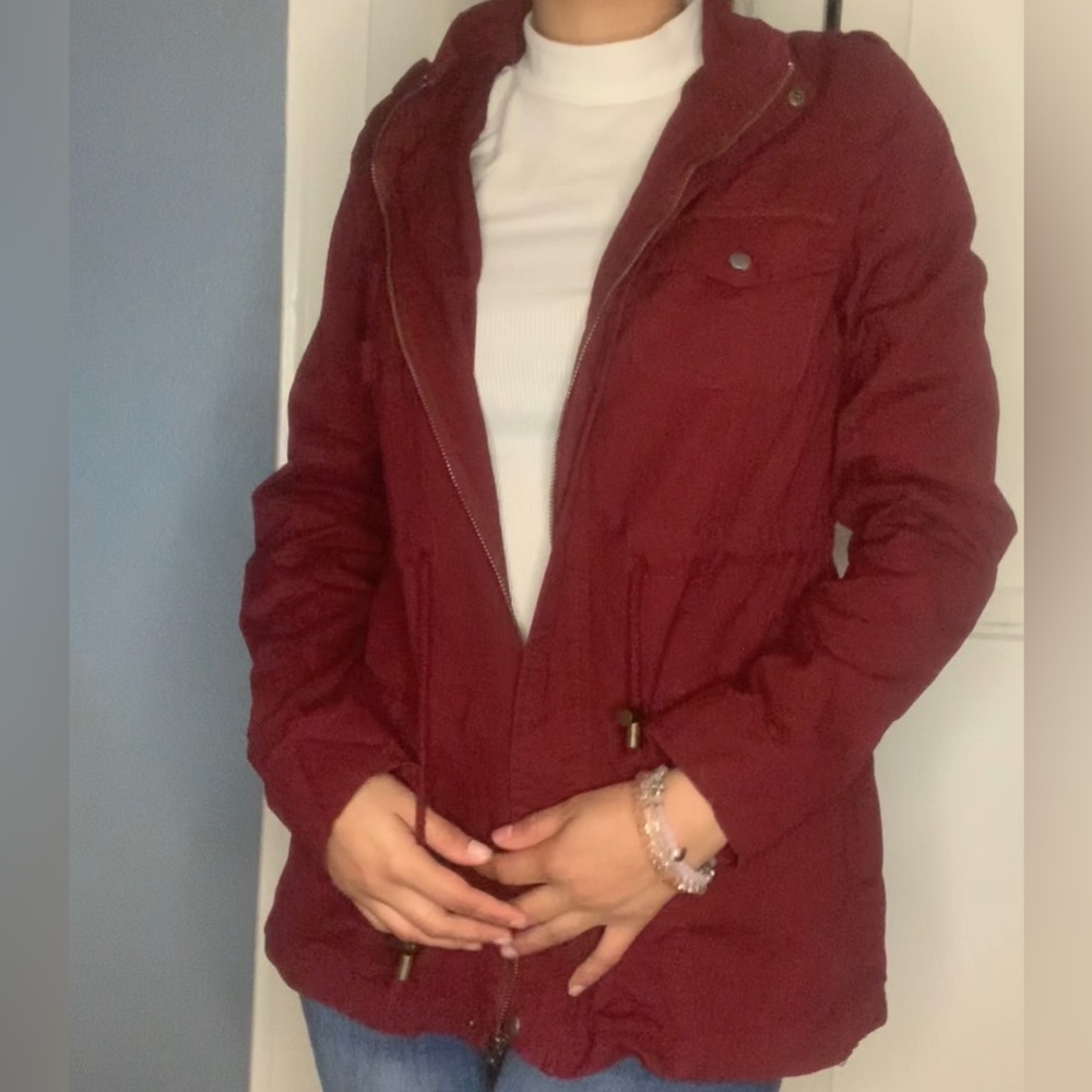 Medium burgundy New Look Jacket - Picture 2 of 5